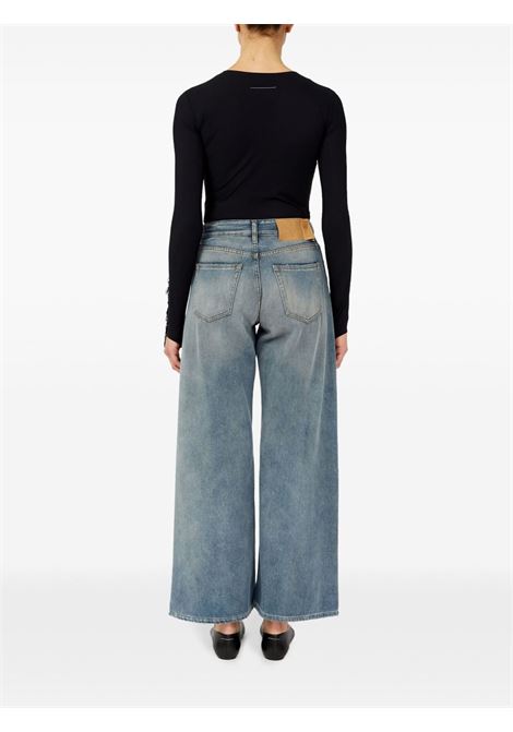 distressed jeans woman blue MM6 MAISON MARGIELA | S52LA0238 M30017994